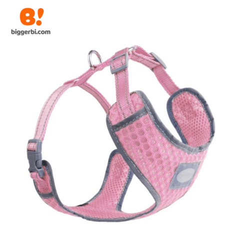 ThinkPet Air Mesh Harness - Light Pink